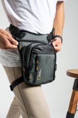 M 1029 Mega Bag Yağmura Dayanıklı Bel, Bacak Çantası, Outdoor