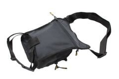 M 1029 Mega Bag Yağmura Dayanıklı Bel, Bacak Çantası, Outdoor Siyah