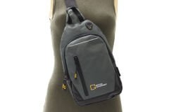 M 1025 Mega Bag Unisex Göğüs Çapraz Çanta, Body Bag Siyah