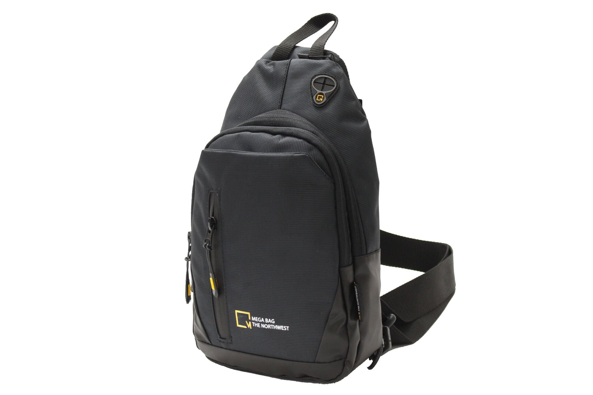 M 1025 Mega Bag Unisex Göğüs Çapraz Çanta, Body Bag Siyah