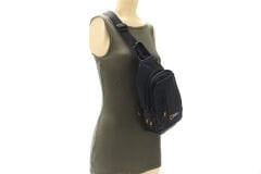 M 1025 Mega Bag Unisex Göğüs Çapraz Çanta, Body Bag Siyah