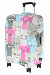 (My#139 KEDİ 2) VALİZ İÇİN KILIF