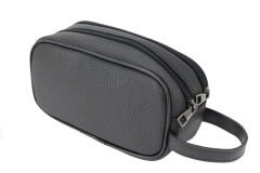 Adm Tommy Suni Deri Traş (Tıraş) Seyahat Çantası, El Çantası Taba