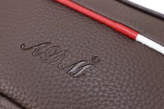 Adm Tommy Suni Deri Traş (Tıraş) Seyahat Çantası, El Çantası Kahverengi