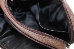 Adm Tommy Suni Deri Traş (Tıraş) Seyahat Çantası, El Çantası Kahverengi