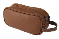 Adm Tommy Suni Deri Traş (Tıraş) Seyahat Çantası, El Çantası Taba