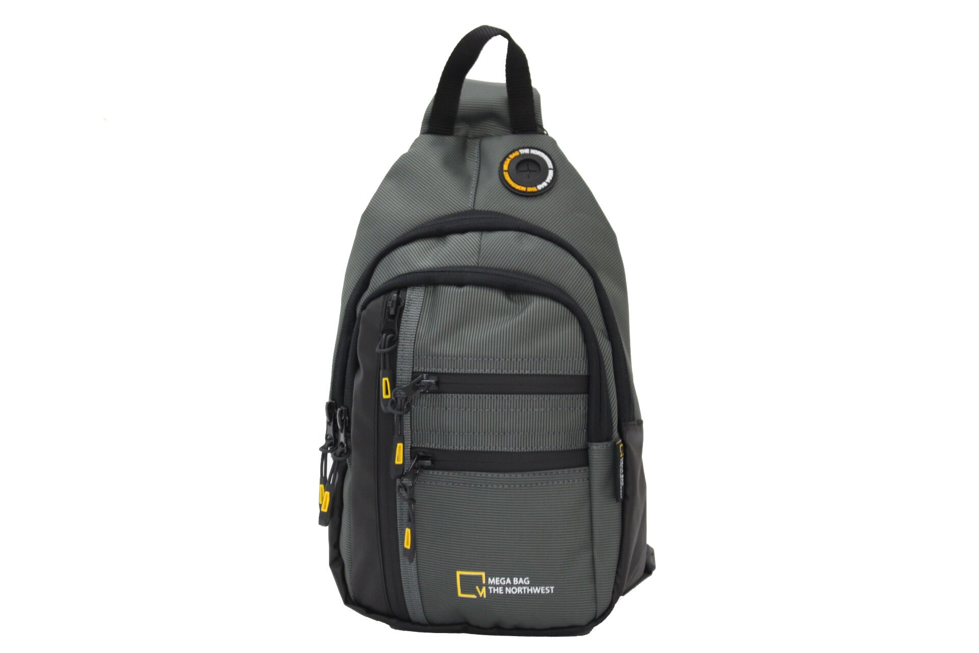 M 1022 Mega Bag Unisex Göğüs Çapraz Çanta, Body Bag Gri