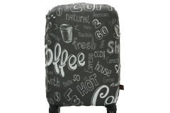 (My#11 Coffee) VALİZ İÇİN KILIF Siyah - Kabin Boy