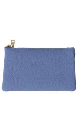 MPCUZ 401 Kadın Unisex, Hakiki Deri, Cüzdan Kartlık, Portföy Mavi