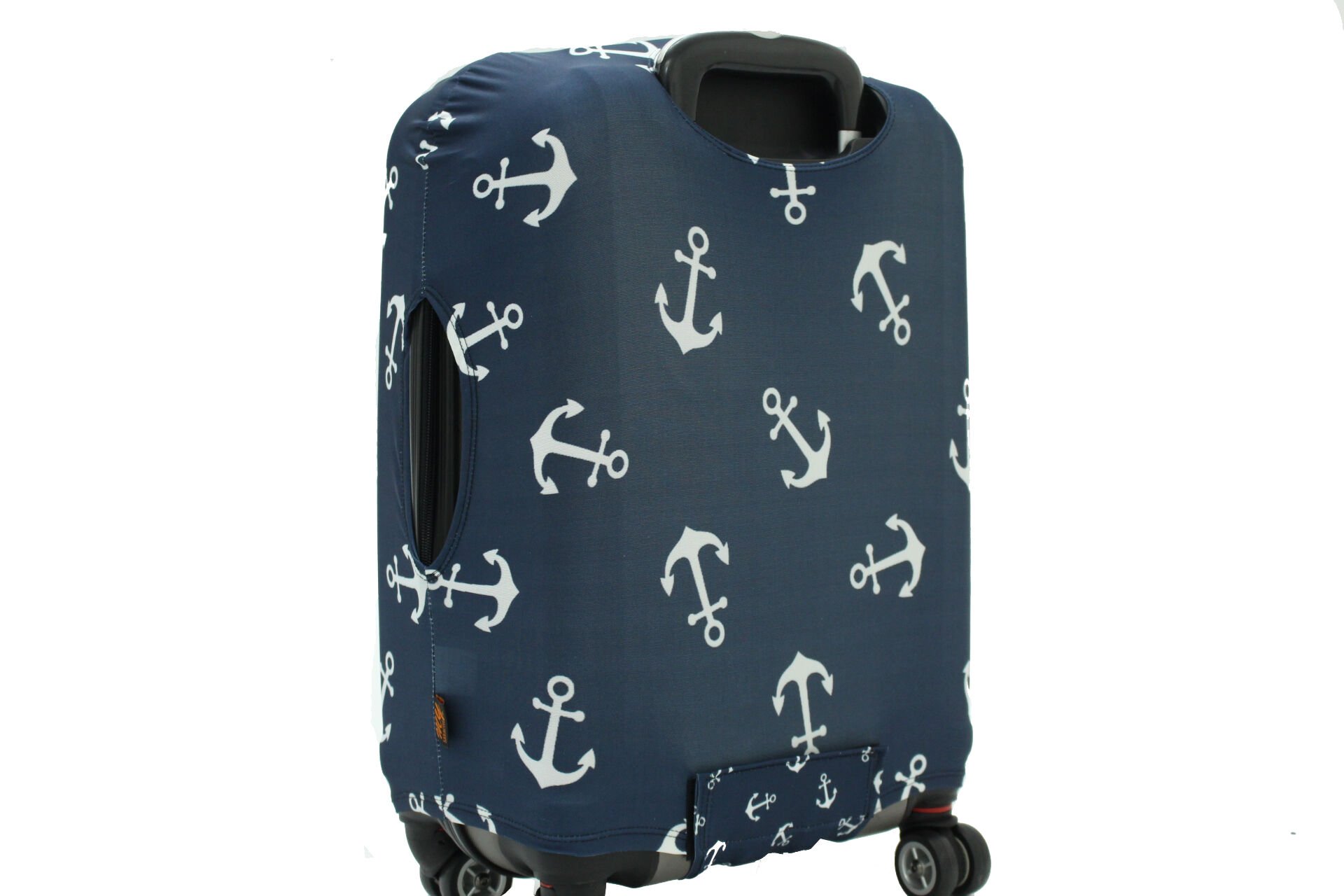 (My#10 Çapa) VALİZ İÇİN KILIF Lacivert - Kabin Boy