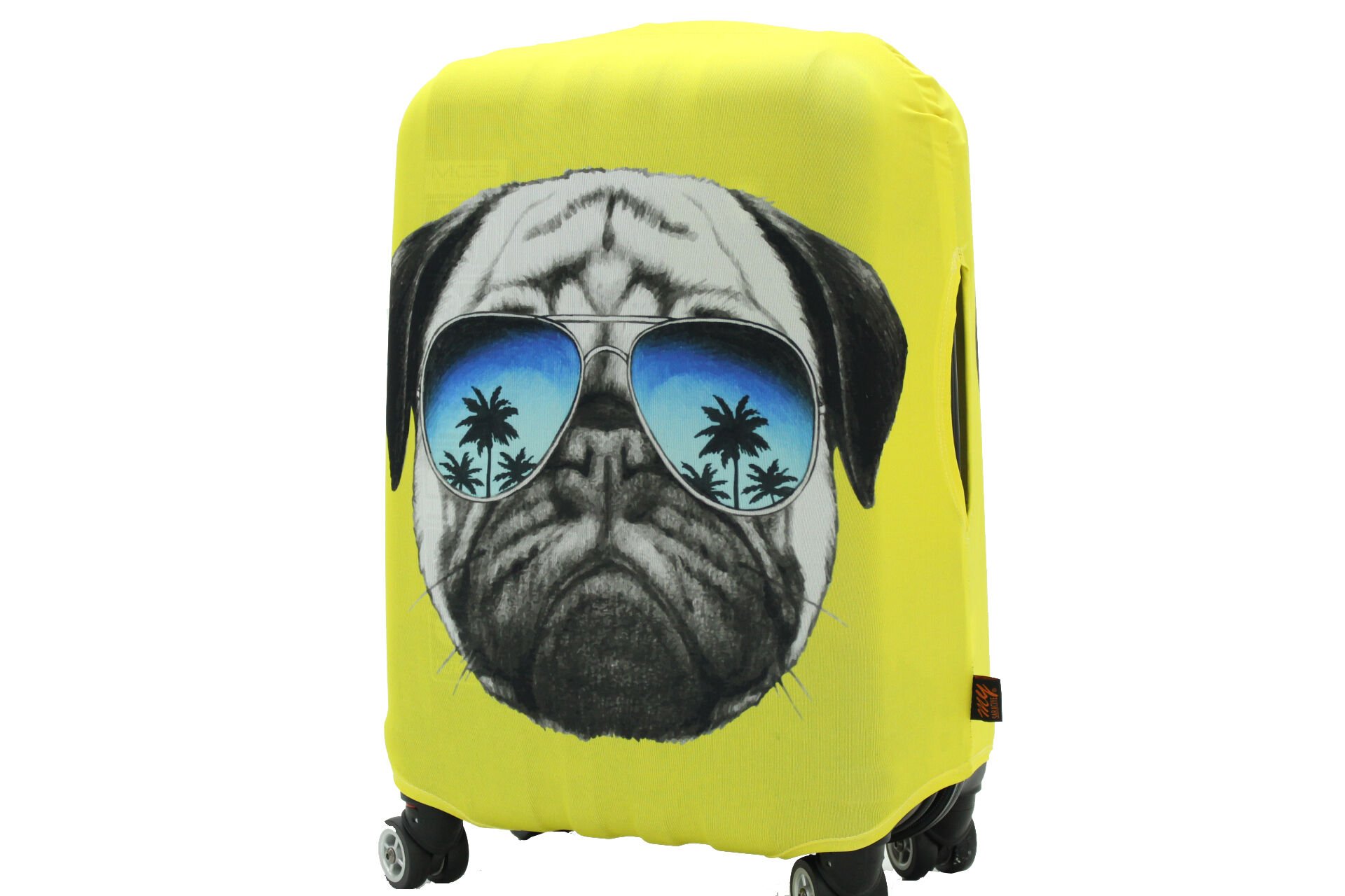 (My#28 Pug Köpek) VALİZ İÇİN KILIF