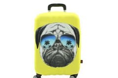 (My#28 Pug Köpek) VALİZ İÇİN KILIF