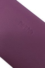 MPCUZ 501 Kadın Unisex, Hakiki Deri, Cüzdan Kartlık, Portföy Mürdüm