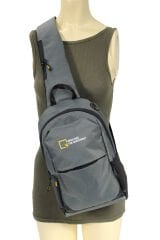 M 1005 Mega Bag Unisex Göğüs Çapraz Çanta, Body Bag Gri