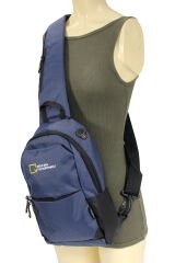 M 1005 Mega Bag Unisex Göğüs Çapraz Çanta, Body Bag Lacivert