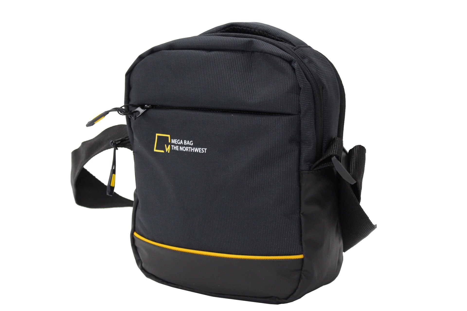 M 1023 Mega Bag Erkek Omuz Askılı Portföy Çanta, El Çantası Siyah