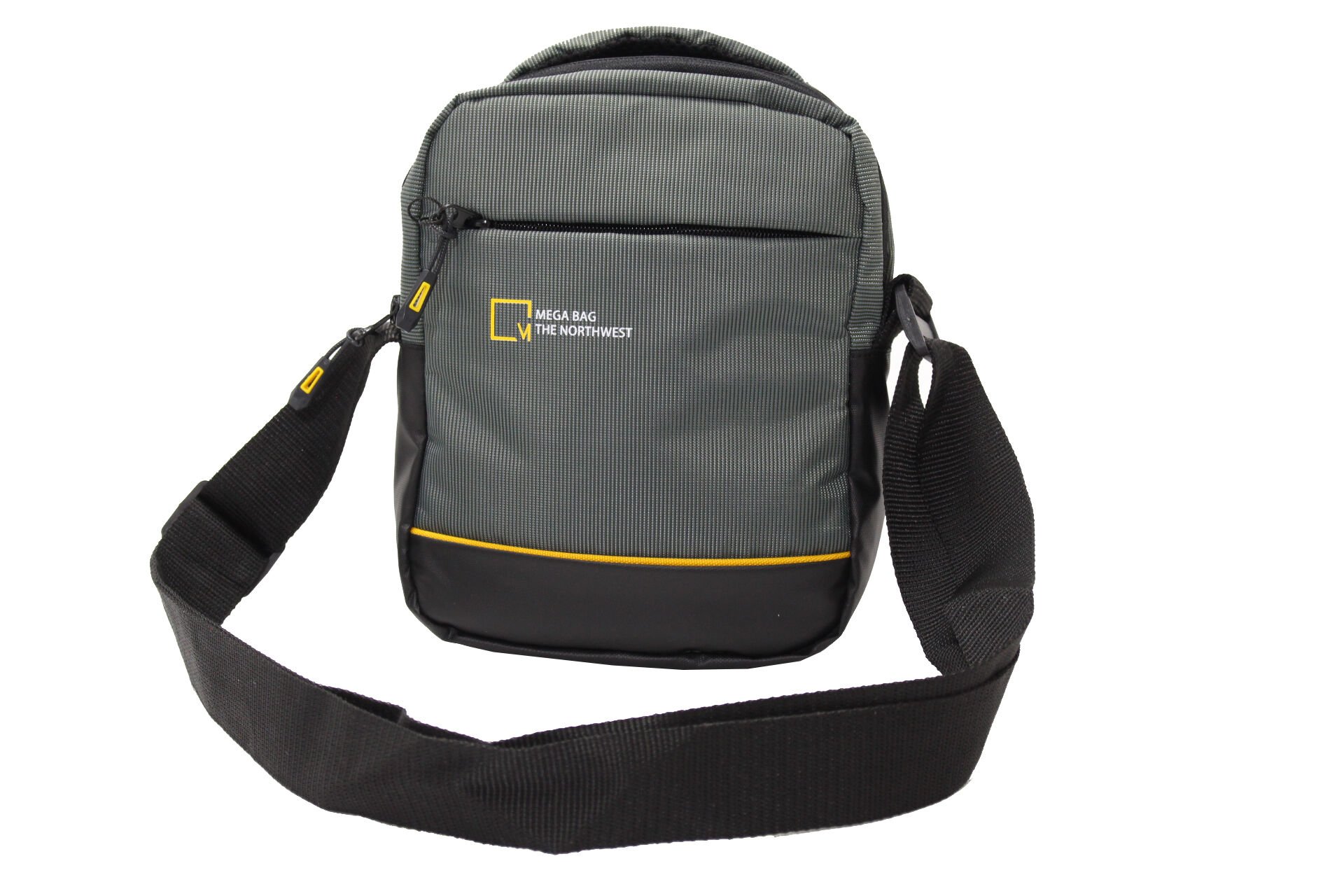 M 1023 Mega Bag Erkek Omuz Askılı Portföy Çanta, El Çantası Gri