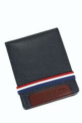 Plcuz 7612 U.S.Polo Assn.Hakiki Deri Erkek Cüzdan, Kartlık Lacivert