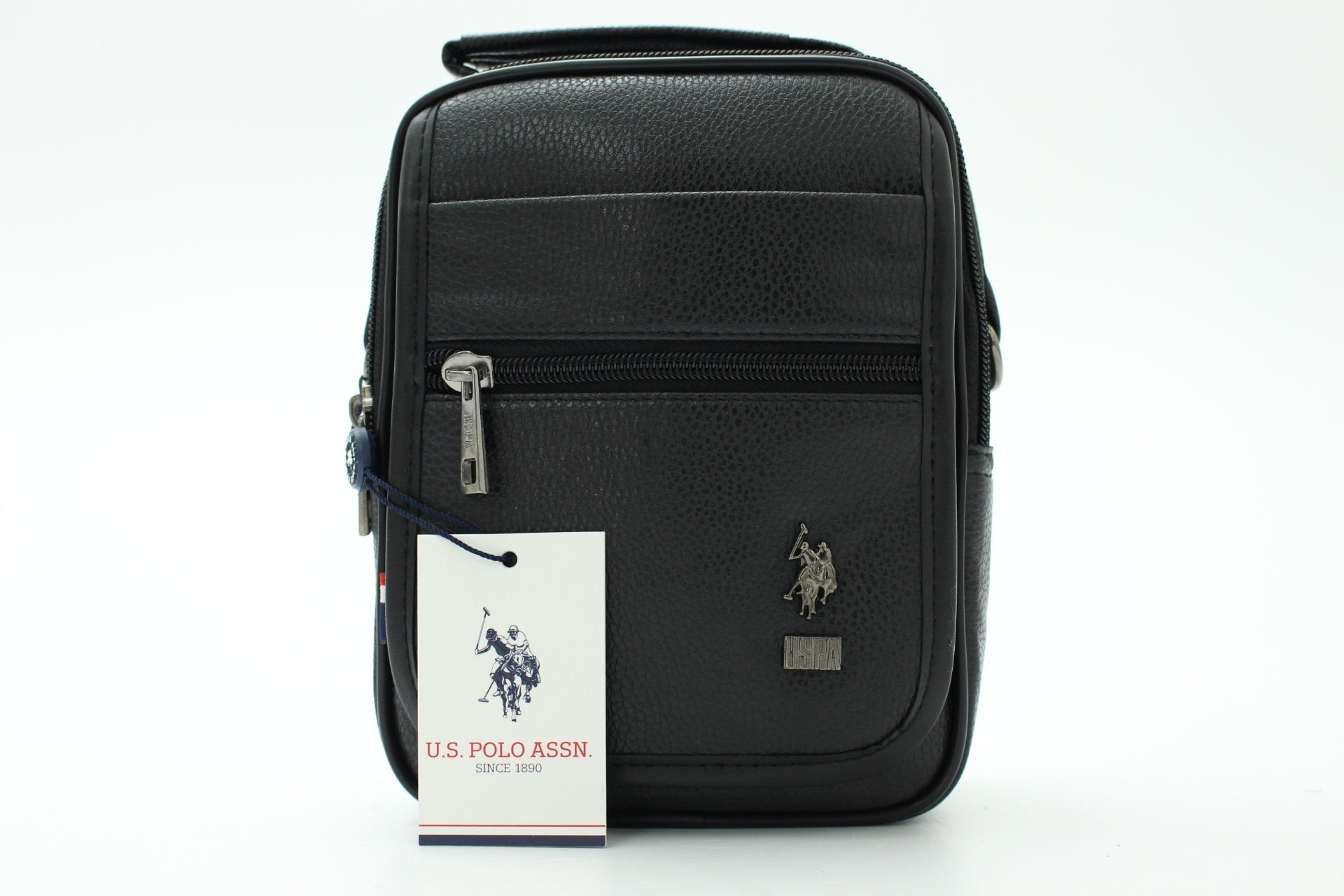 Plevr 6754 Us Polo Assn Suni Deri Omuz Askılı, Kulplu Erkek Portföy Çantası