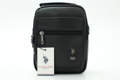 Plevr 6754 Us Polo Assn Suni Deri Omuz Askılı, Kulplu Erkek Portföy Çantası