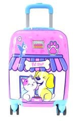 Coral High 16776 Pet Shop Desen - ABS  Çocuk Valizi
