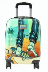 Coral High 16742 Kaykay Desen - ABS  Çocuk Valizi