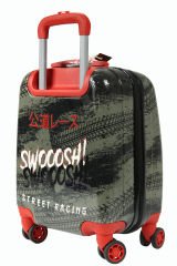 Coral High 16738 Kırmızı Araba Desen - ABS  Çocuk Valizi