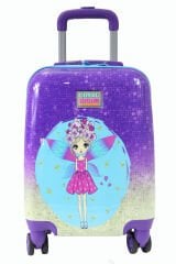 Coral High 16726 Anime Kız Desen - ABS  Çocuk Valizi
