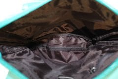 Ççs 31245 Polyester Kumaş Kadın Çapraz Omuz Çanta Mavi