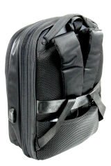 BAGGAJ S24138 POLYESTER  LAPTOP/SIRT ÇANTASI Siyah - Turuncu