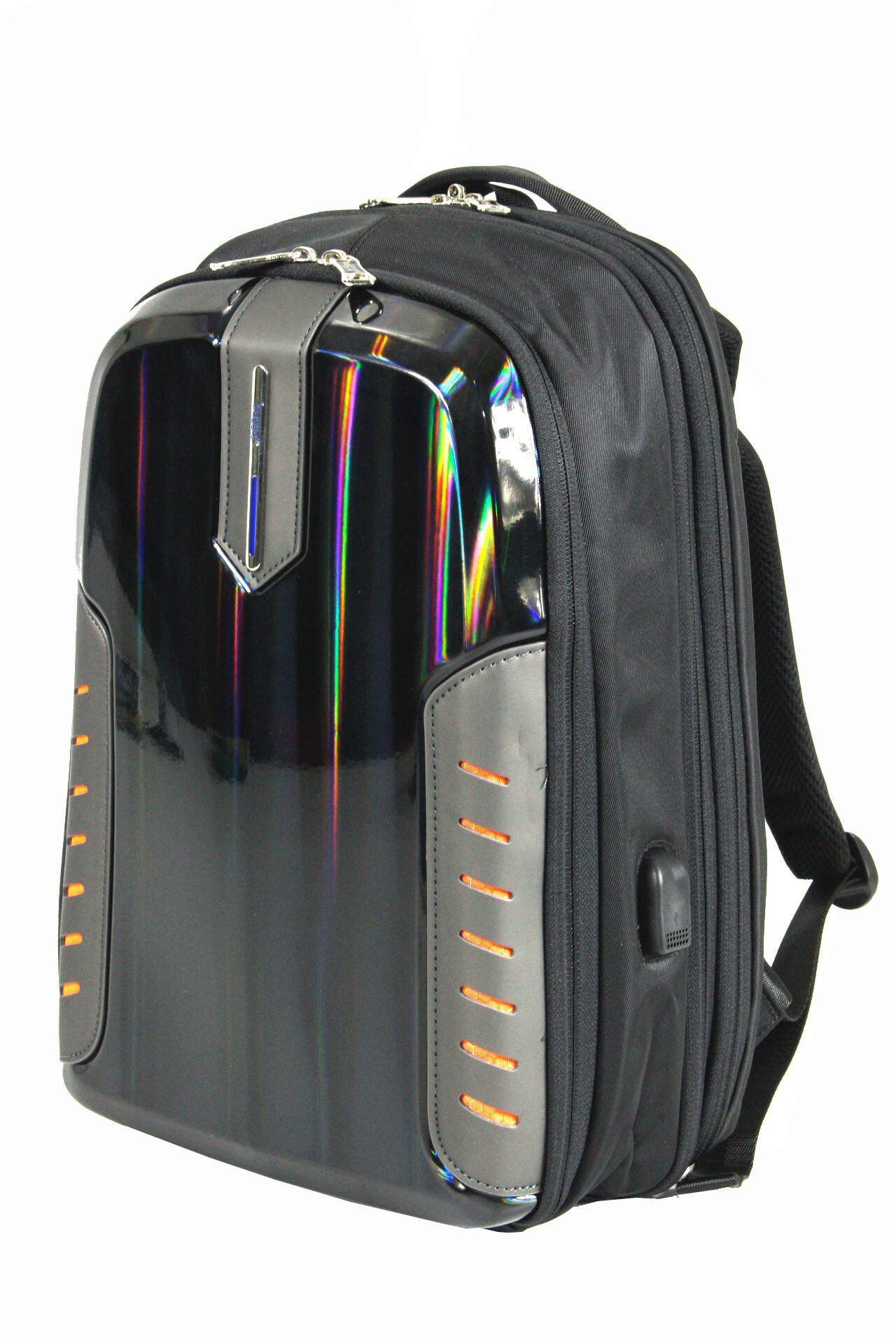 BAGGAJ S24138 POLYESTER  LAPTOP/SIRT ÇANTASI Siyah - Turuncu