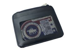 Plcuz 7658 U.S.Polo Assn.Hakiki Deri Erkek Kartlık Lacivert