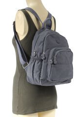 M 251 Mega Bag Klinkır Kadın Sırt Çantası Gri