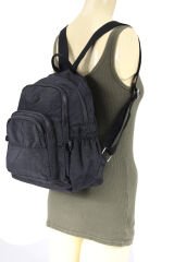 M 251 Mega Bag Klinkır Kadın Sırt Çantası Siyah