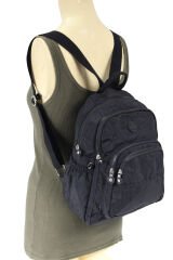 M 251 Mega Bag Klinkır Kadın Sırt Çantası Siyah