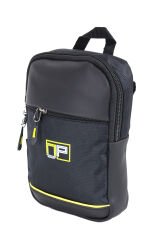 Newish Polo 571 Unisex Polyester Çapraz Çanta, Göğüs Çanta, Portföy, Body Bag Siyah-Sarı