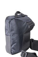 Newish Polo 571 Unisex Polyester Çapraz Çanta, Göğüs Çanta, Portföy, Body Bag Siyah-Mavi