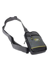 Newish Polo 571 Unisex Polyester Çapraz Çanta, Göğüs Çanta, Portföy, Body Bag Gri-SARI