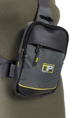 Newish Polo 571 Unisex Polyester Çapraz Çanta, Göğüs Çanta, Portföy, Body Bag Gri-SARI