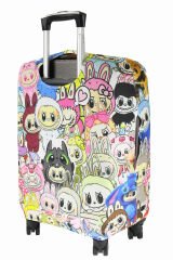 (My#138 LA 2 ) VALİZLER İÇİN KILIF SETİ (KABİN ORTA VE BÜYÜK)