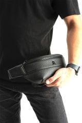 M 431 Mega Bag  Suni Deri Bel / Bodybag  Çanta