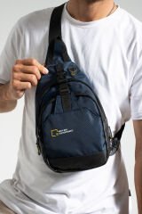 M 1031 Mega Bag Unisex Göğüs Çapraz Çanta, Body Bag Lacivert