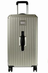 Francesco Ferellino 10706 ABS SANDIK - Büyük + Orta Boy Valiz / Bavul Seti - Krom