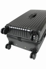 Francesco Ferellino 10706 Sandık Valiz Siyah - Orta