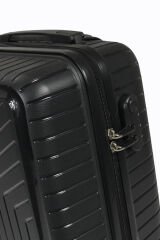 Metropolitan SDR 103 PP Valiz Seti - Büyük + Orta + Kabin Boy - Siyah