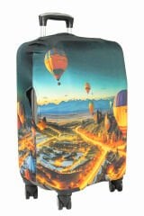 (My#97  Kapadokya 8) VALİZ İÇİN KILIF