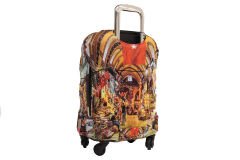 (My#39 Kapalı Çarşı) VALİZ İÇİN KILIF Turuncu - Büyük Boy