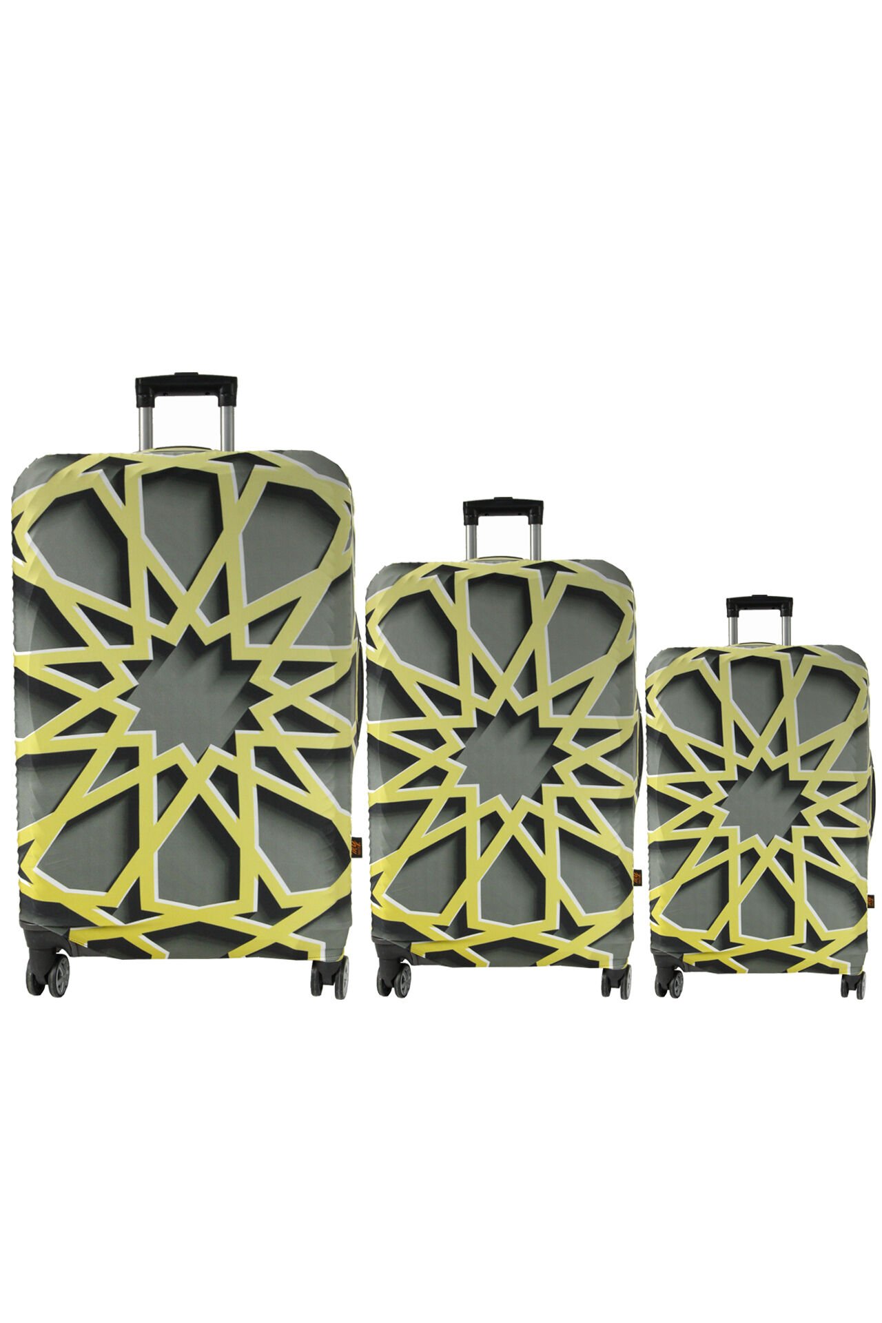 (My#12 OSMANLI) VALİZLER İÇİN KILIF SETİ (KABİN ORTA VE BÜYÜK)