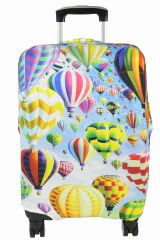 (My#96 KAPADOKYA 7) VALİZLER İÇİN KILIF SETİ (KABİN ORTA VE BÜYÜK)