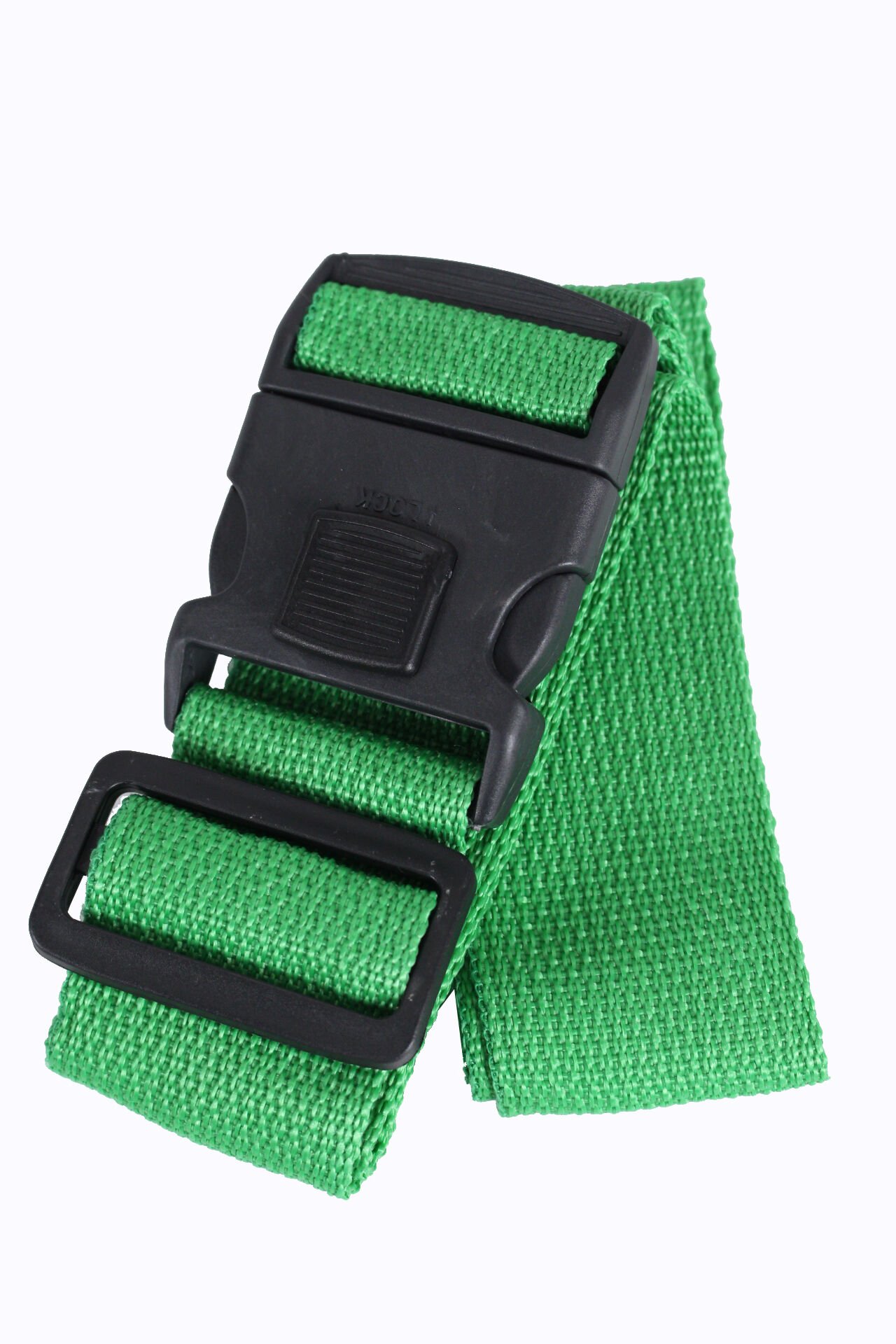 Metrpolitan Valiz Bavul Çanta Emniyet Kemeri, Kilitli Yeşil